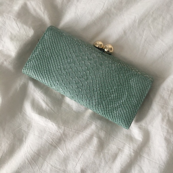 Charlotte Russe faux snakeskin wallet/clutch - Picture 2 of 4